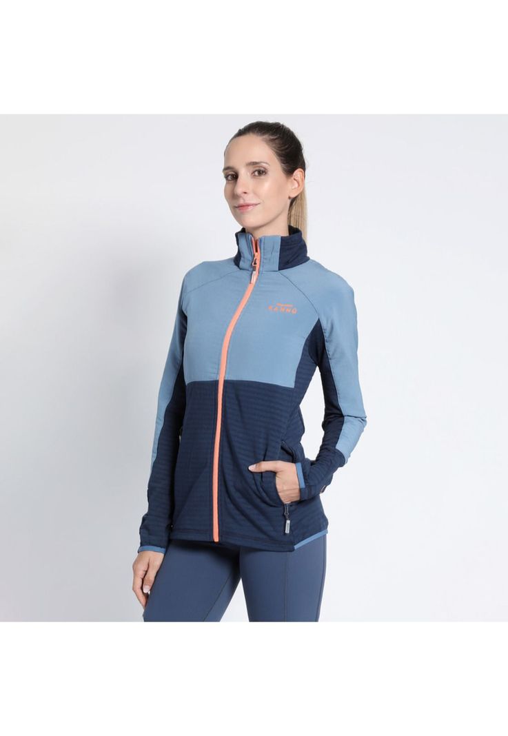 Polar Trail Running Bitone Full Zipper Mujer-1