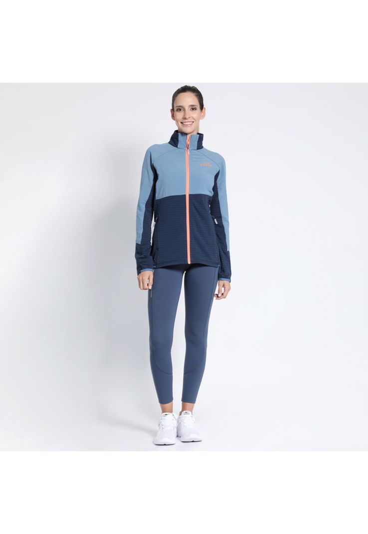 Polar Trail Running Bitone Full Zipper Mujer-2