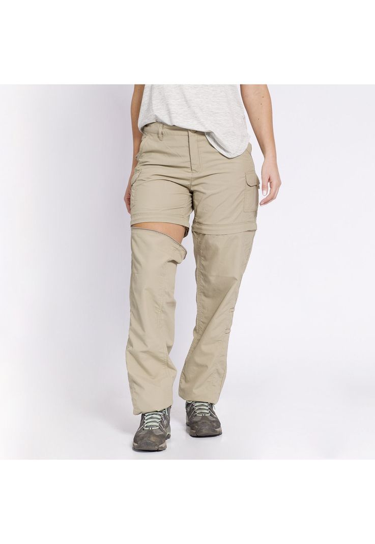 Pantalón Desmontable Mujer Beige-1