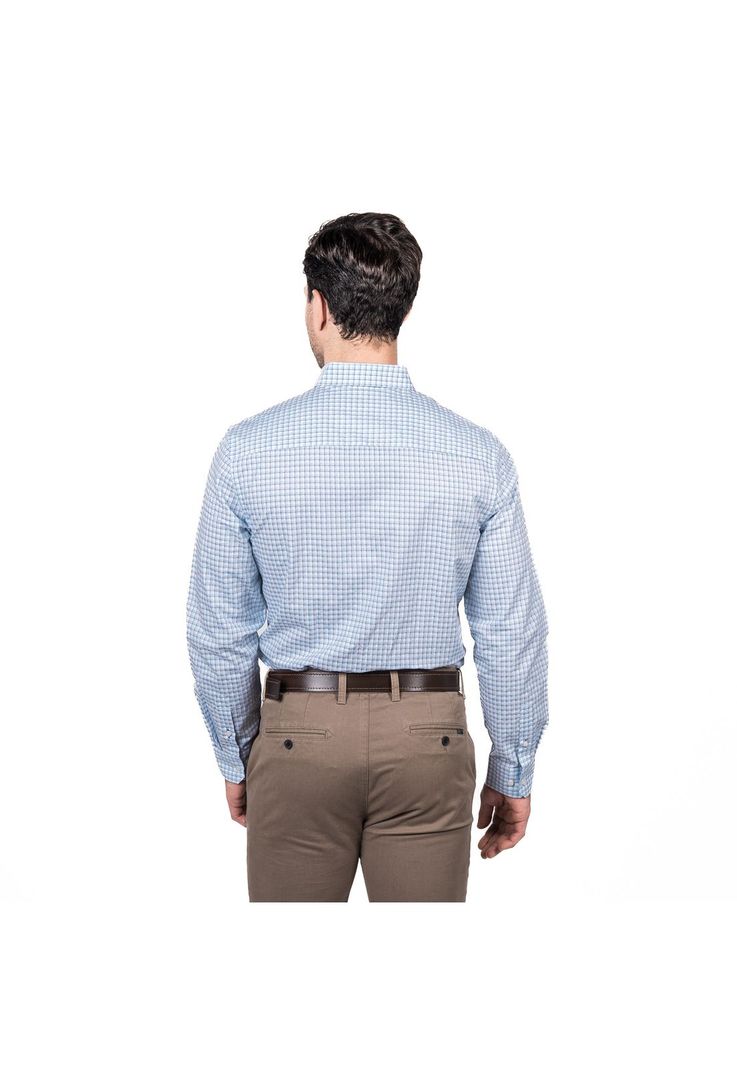 Camisa Wall Street Smart Cuadro Comfort Fit-1