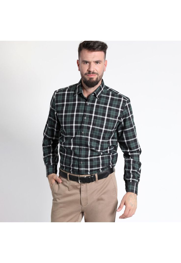 CAMISA MANGA LARGA VILLELA ESCOCESA YD REGULAR FIT