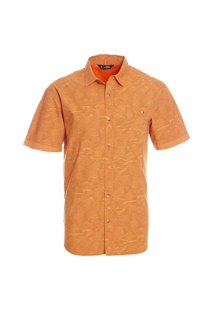 Camisa Landscape Outdoor Naranja-3