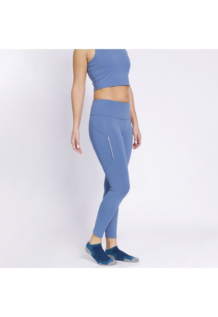 Calza Mujer Cierre Larga Lisa Denim-0