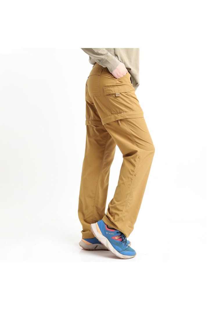 Pantalón Desmontable Mujer Mostaza-1