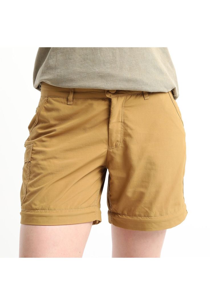 Pantalón Desmontable Mujer Mostaza-2