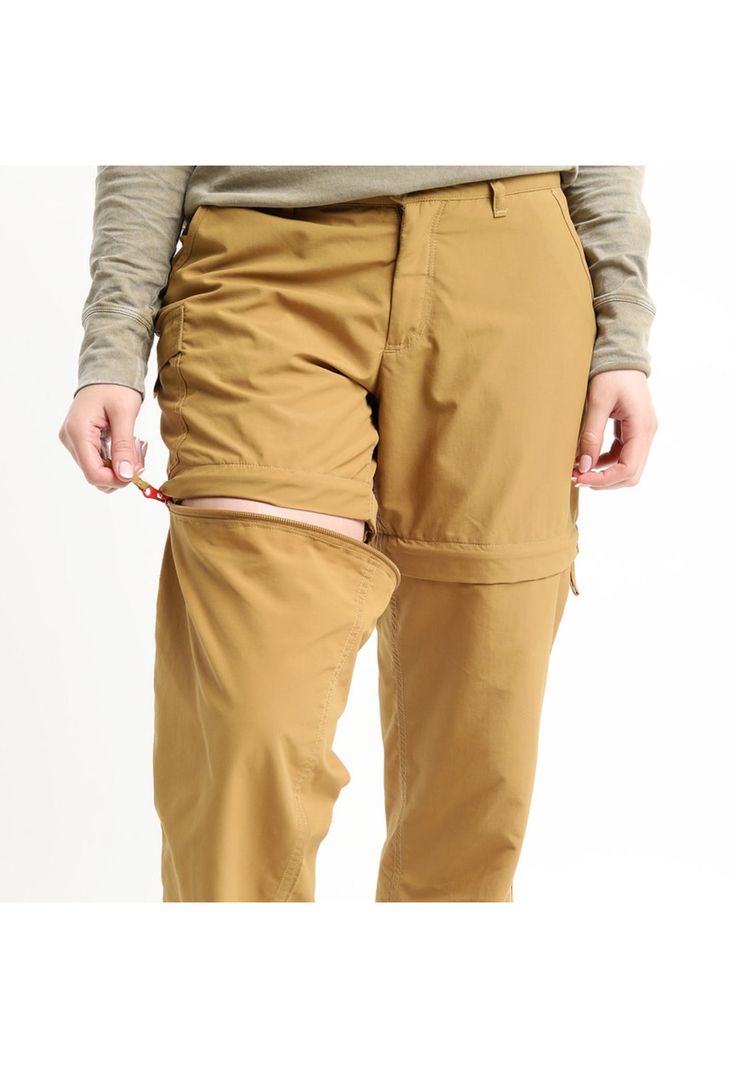 Pantalón Desmontable Mujer Mostaza-3