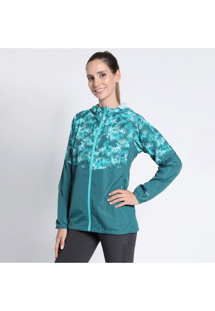 Cortaviento Banano Empacable Mujer