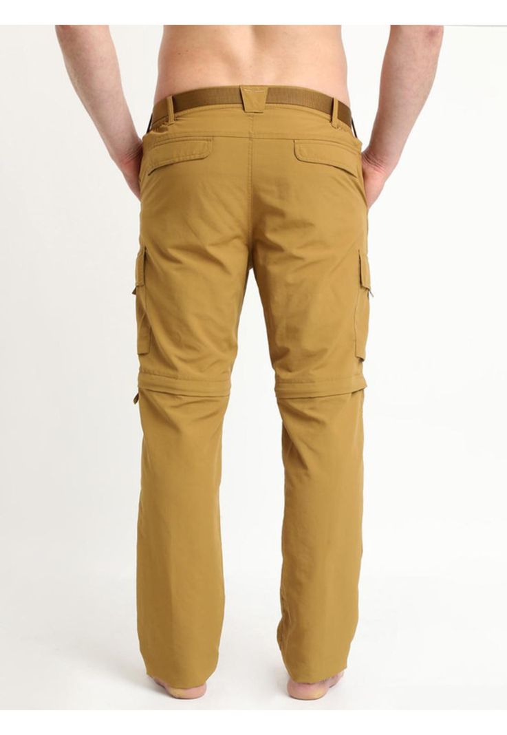Pantalon Desmontable Hombre Mostaza-1