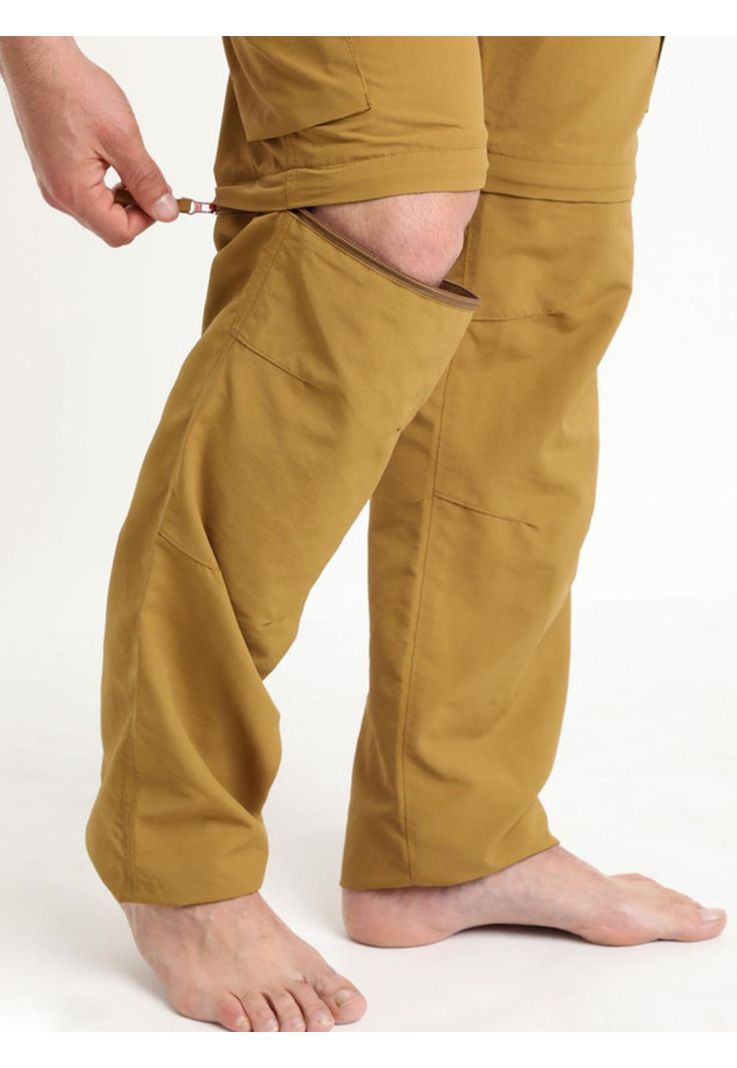 Pantalon Desmontable Hombre Mostaza-2