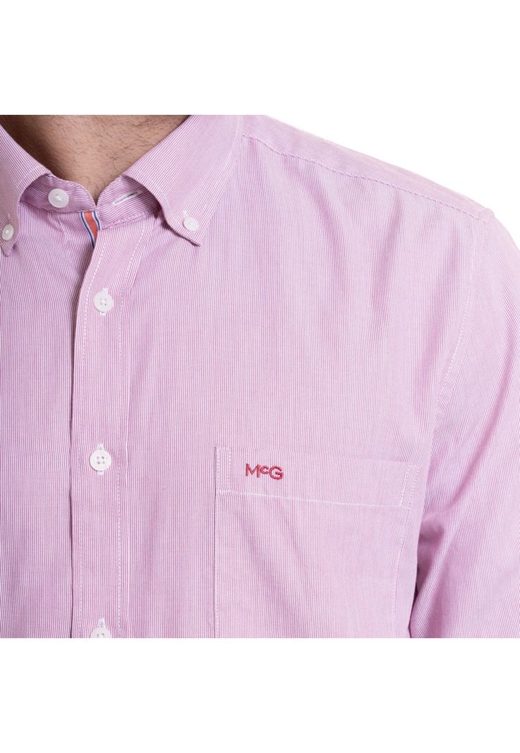 Camisa Dobby Comfort Fit Burdeo-3