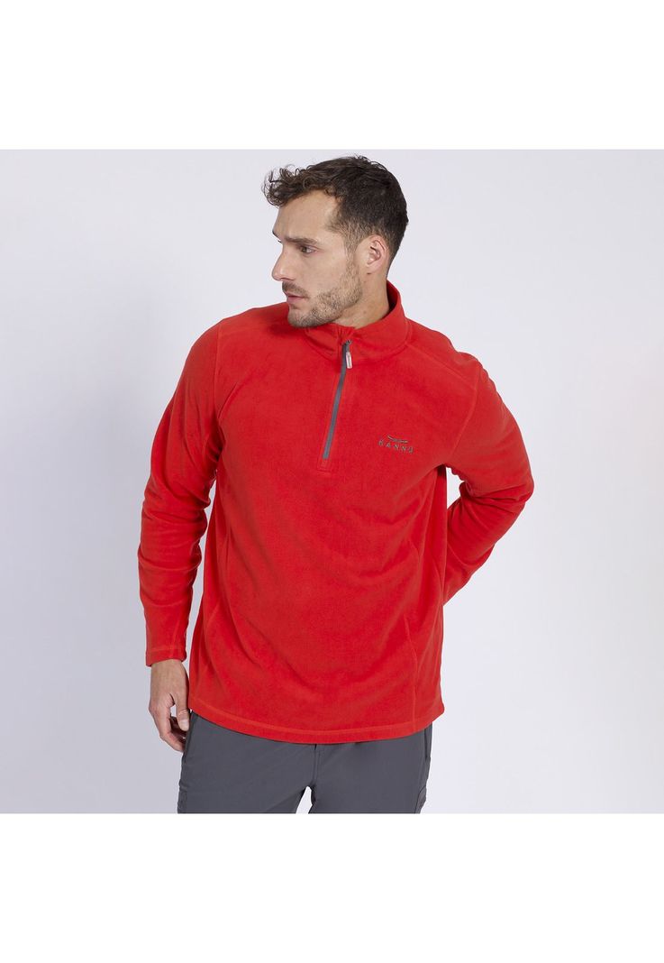 Polar Valle De La Luna Half Zipper Hombre Naranja Claro-1