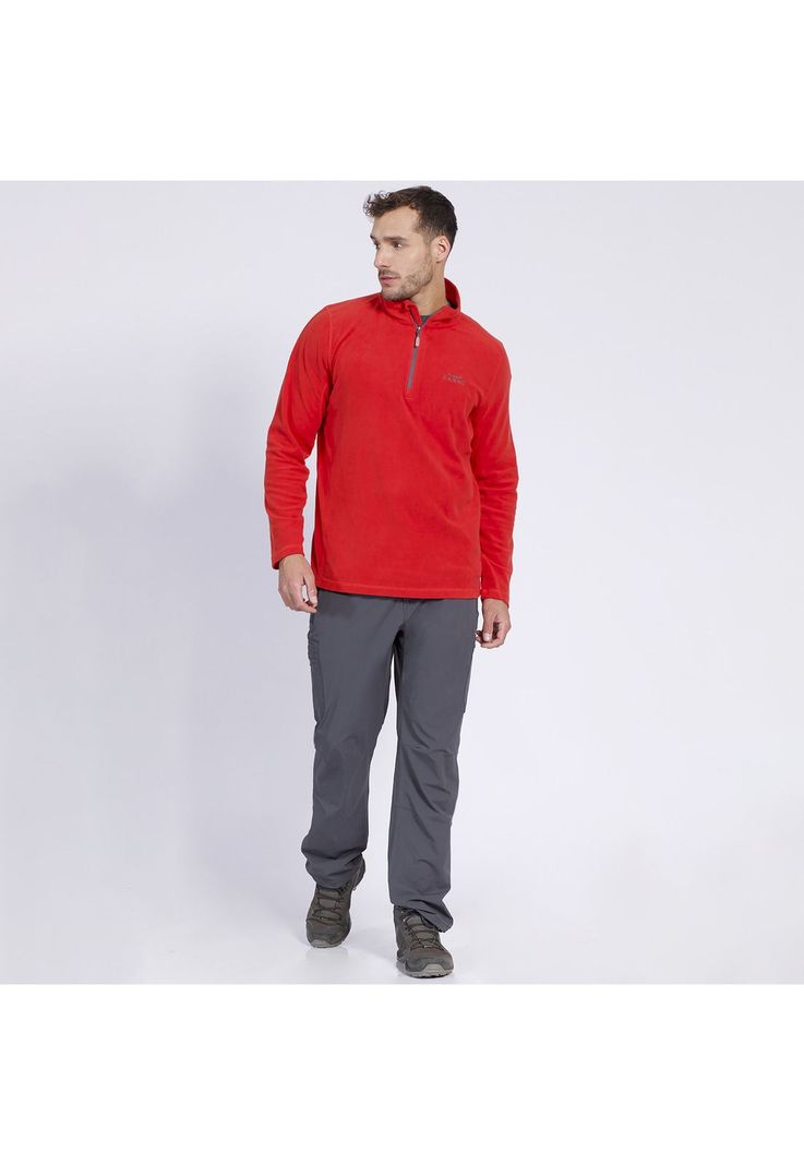Polar Valle De La Luna Half Zipper Hombre Naranja Claro-2
