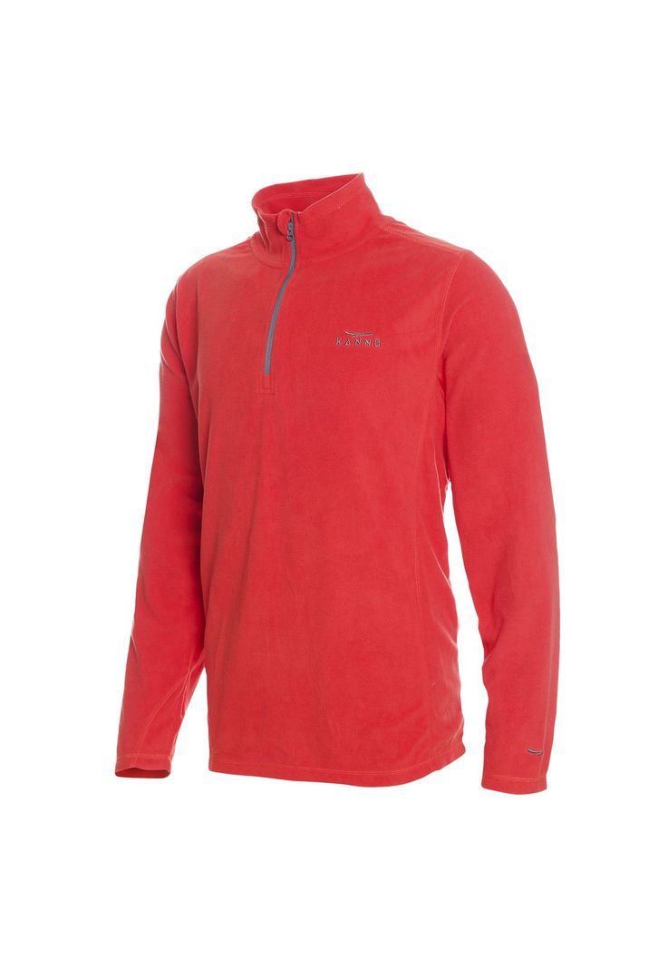 Polar Valle De La Luna Half Zipper Hombre Naranja Claro-3