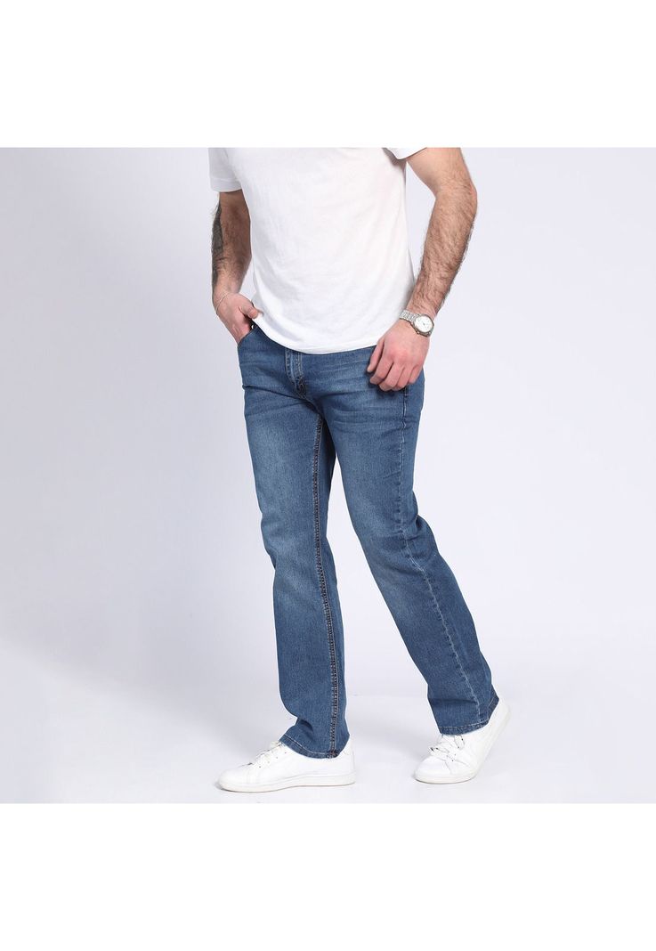 Jeans Linea Spandex Regulart Fit Denim