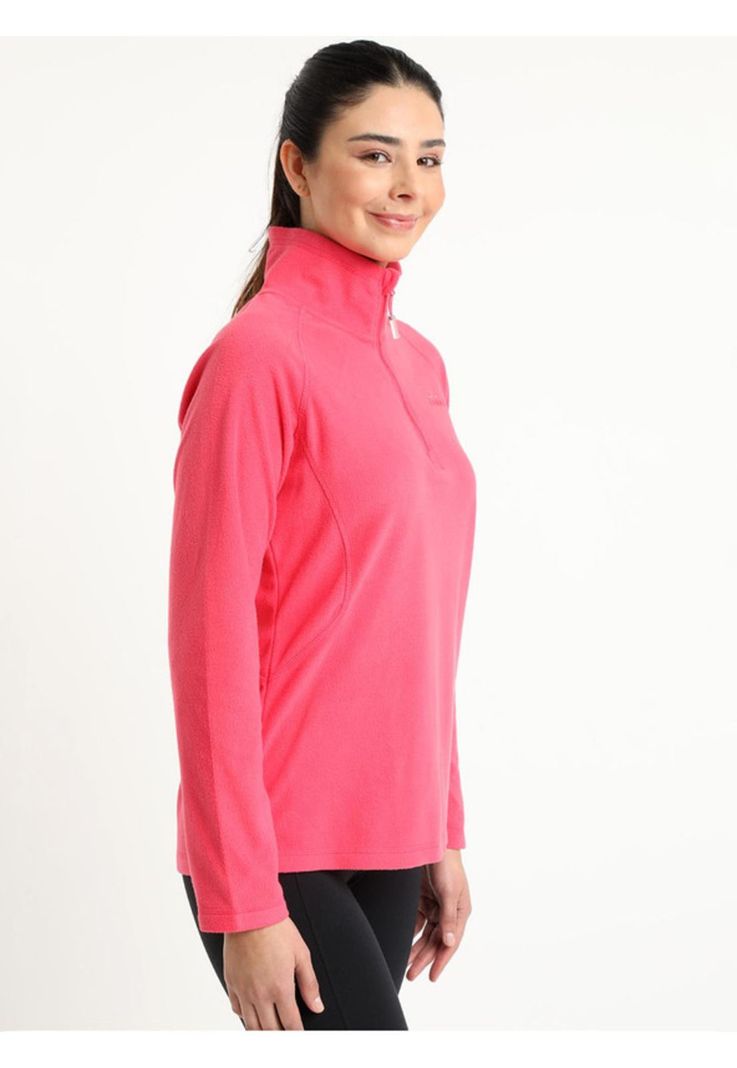 Polar Valle De La Luna Half Zipper Mujer Fucsia-2