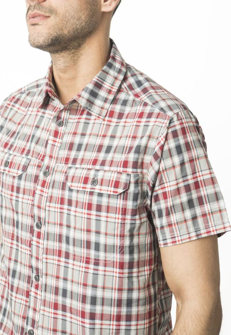 Camisa Outdoor Cuadrillé Gris-4