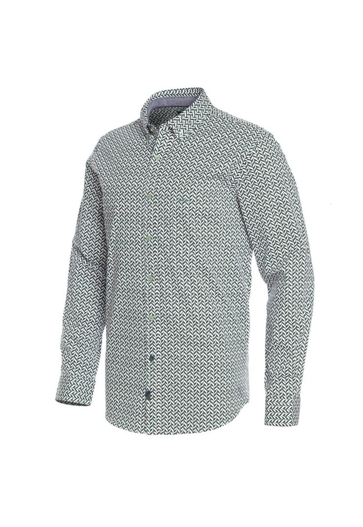 Camisa Estampada Comfort Fit-1