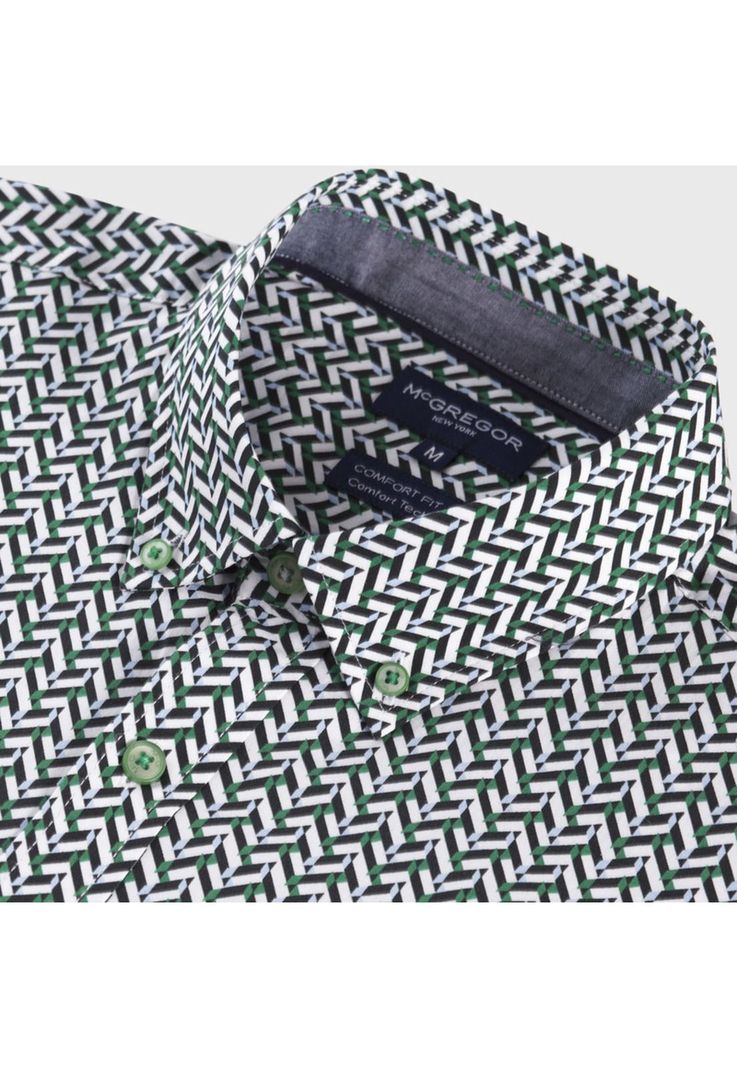 Camisa Estampada Comfort Fit-3