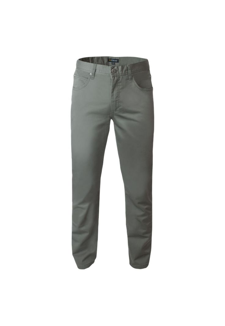 Pantalón Gabardina 5 Bolsillos Regular Fit-0