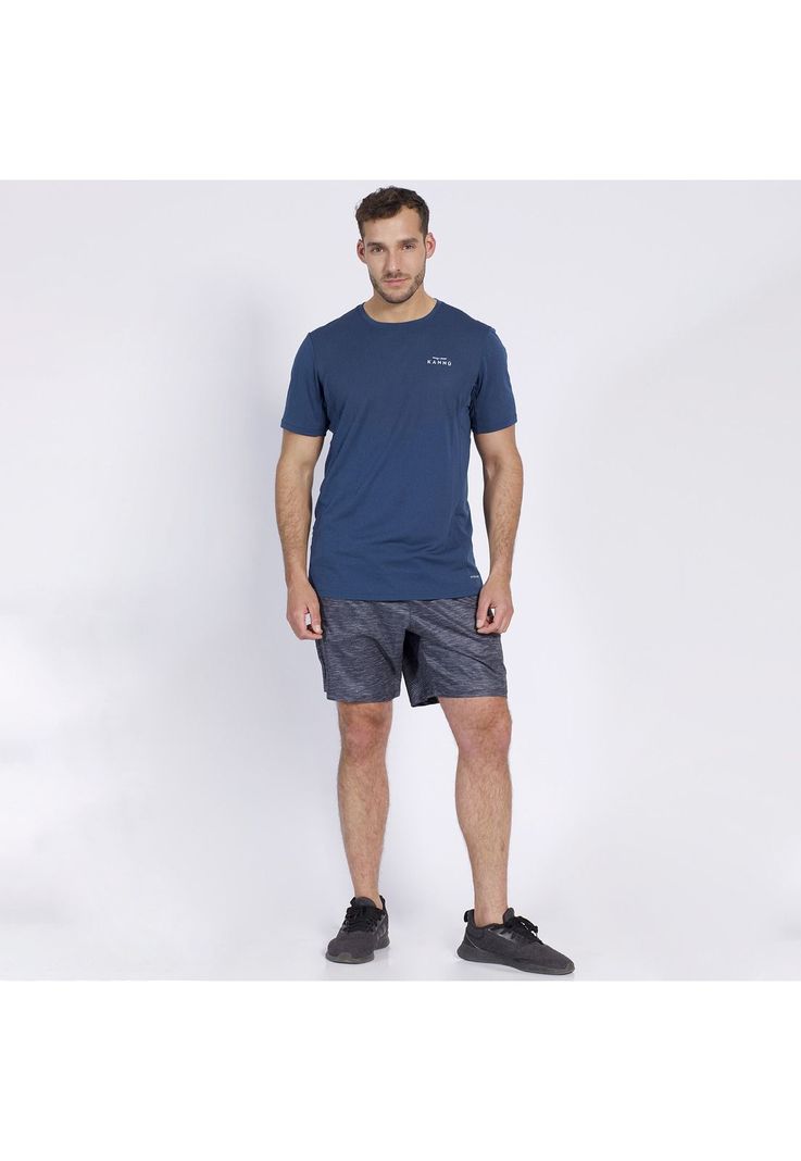 Short Trail Running Hombre Gris-2