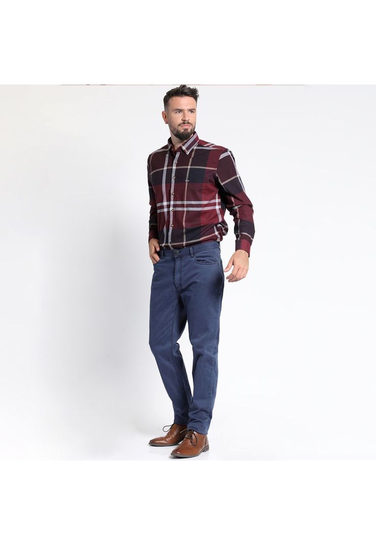 PANTALON GABARDINA 5 BOLSILLOS GARMENT DYE-1