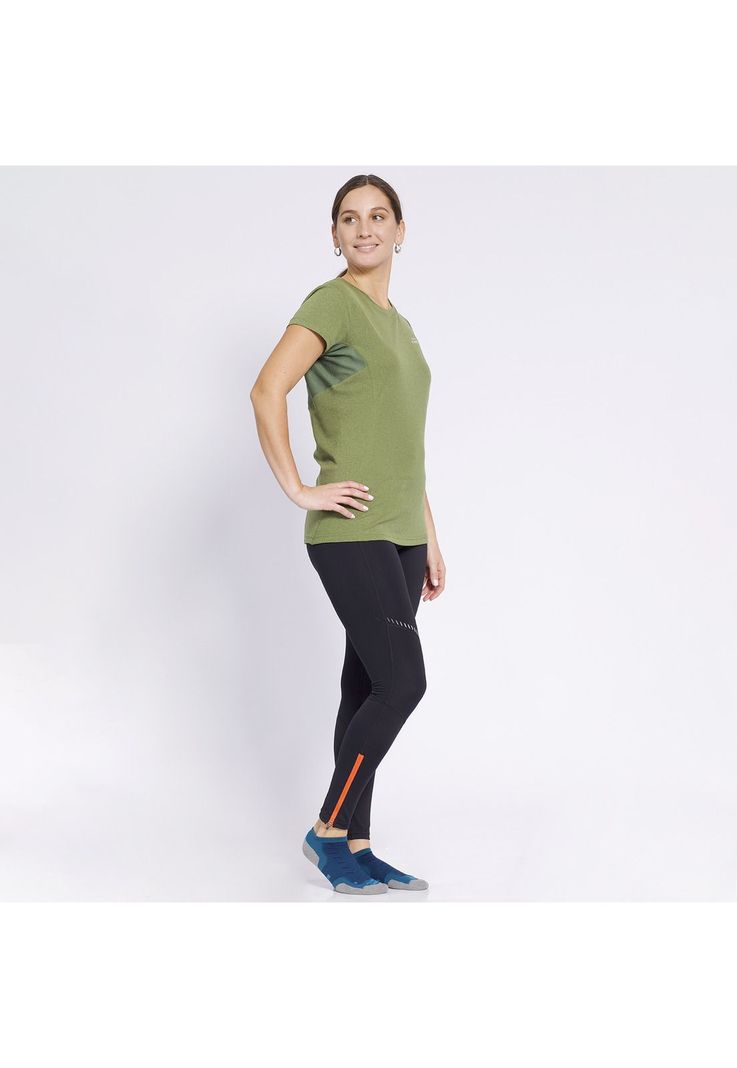 Polera Action Active Dry Mujer Verde manzana-2