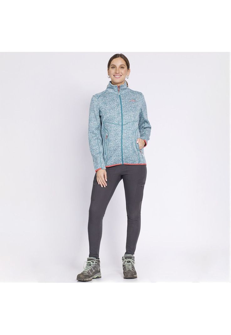 Polar Thermo Pro Native Jacquard Mujer Turquesa-2