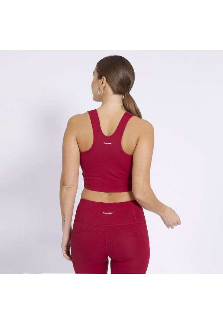Peto Femenino Outdoor Burdeo-1