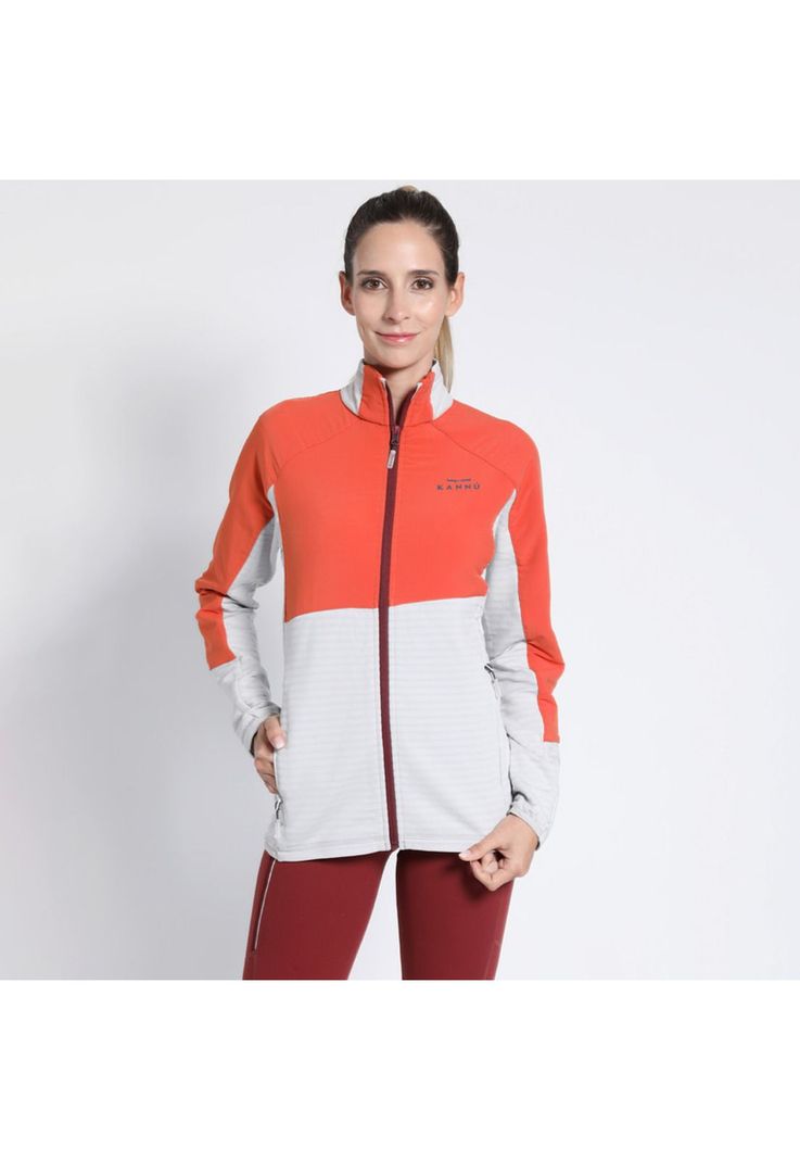 Polar Trail Running Bitone Full Zipper Mujer-0