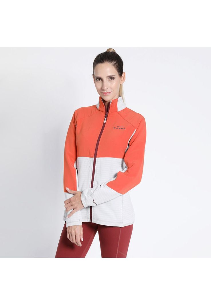 Polar Trail Running Bitone Full Zipper Mujer-1