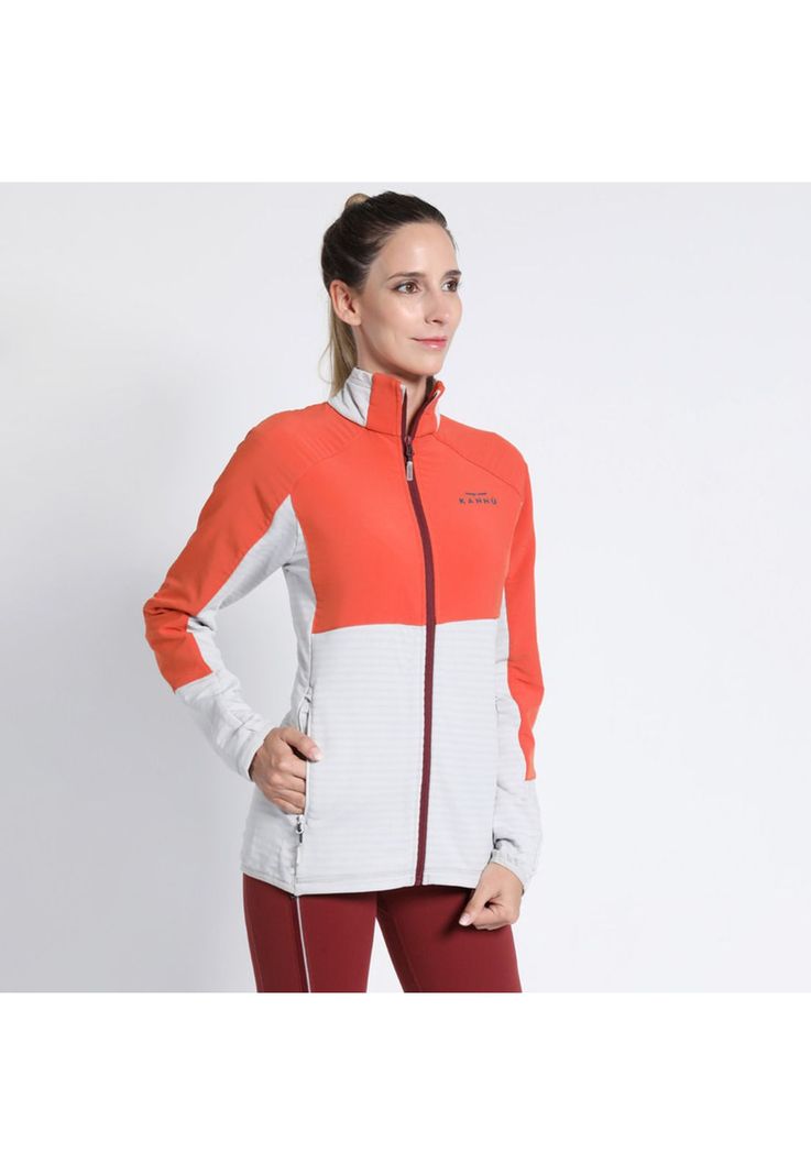 Polar Trail Running Bitone Full Zipper Mujer-2