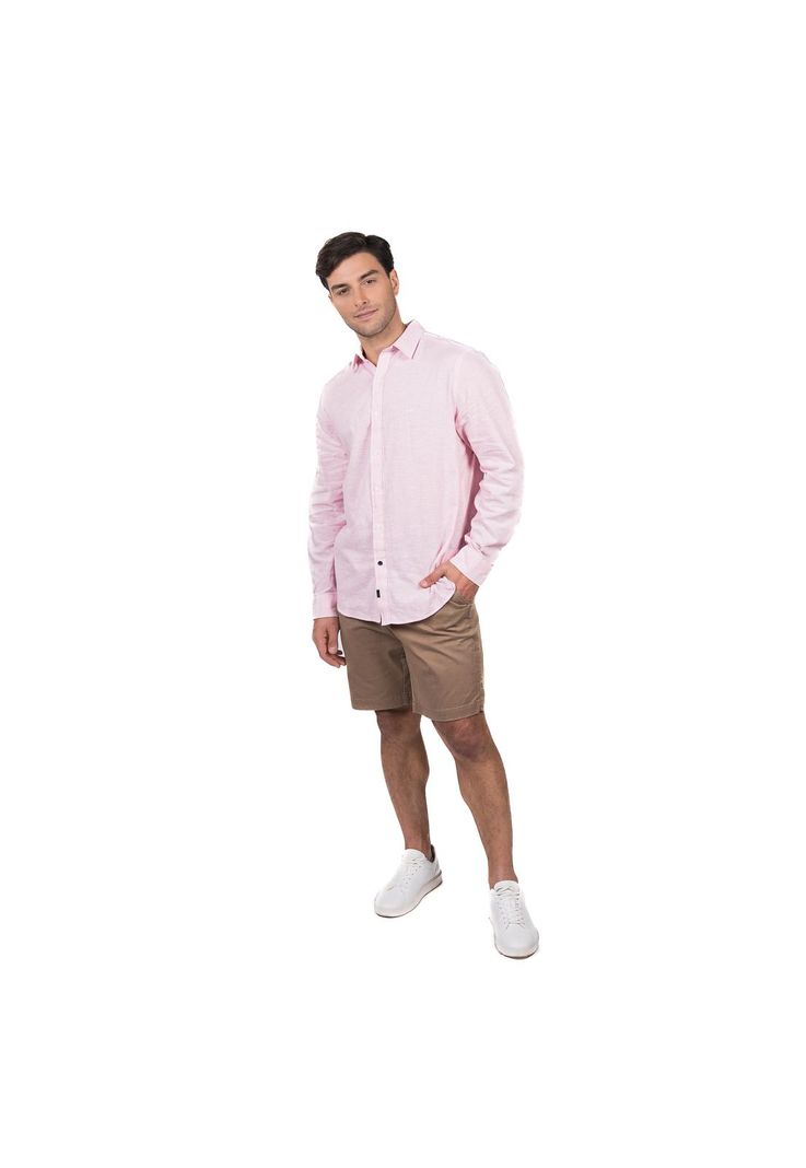 Camisa East Village Lino Regular Fit-3