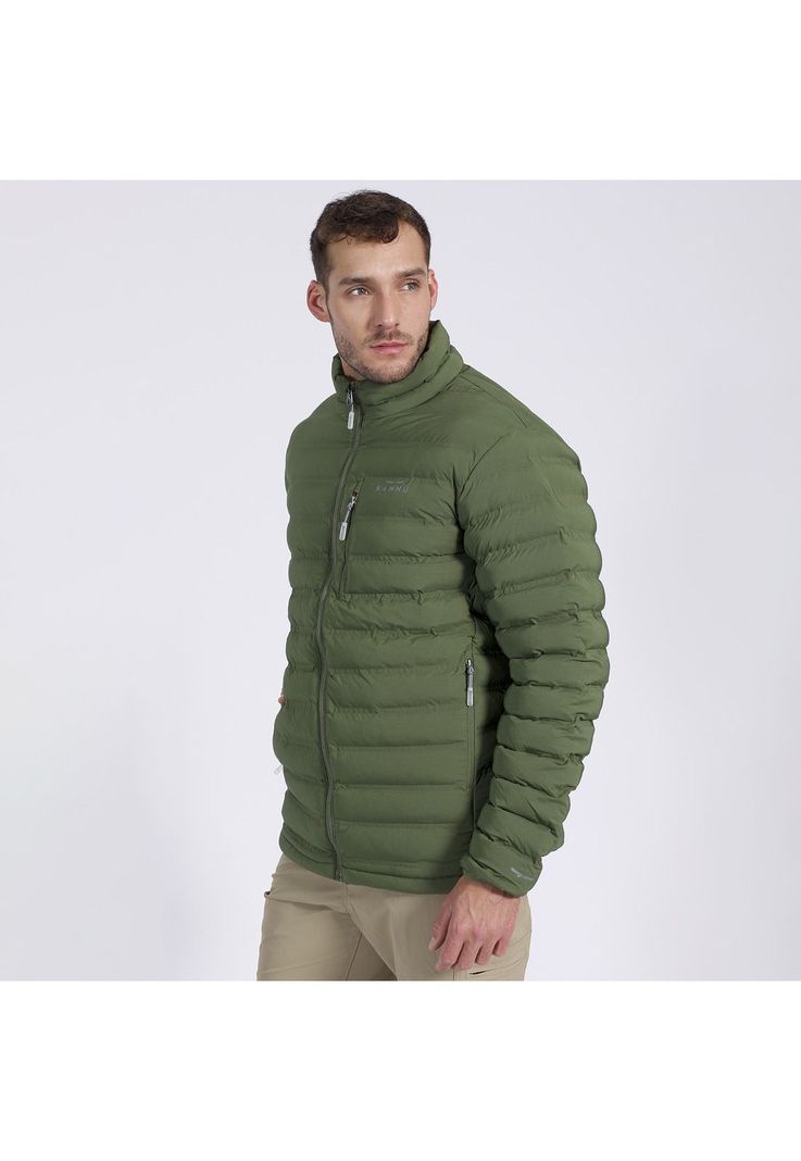 Parka Insulada Grey Hombre Verde-0