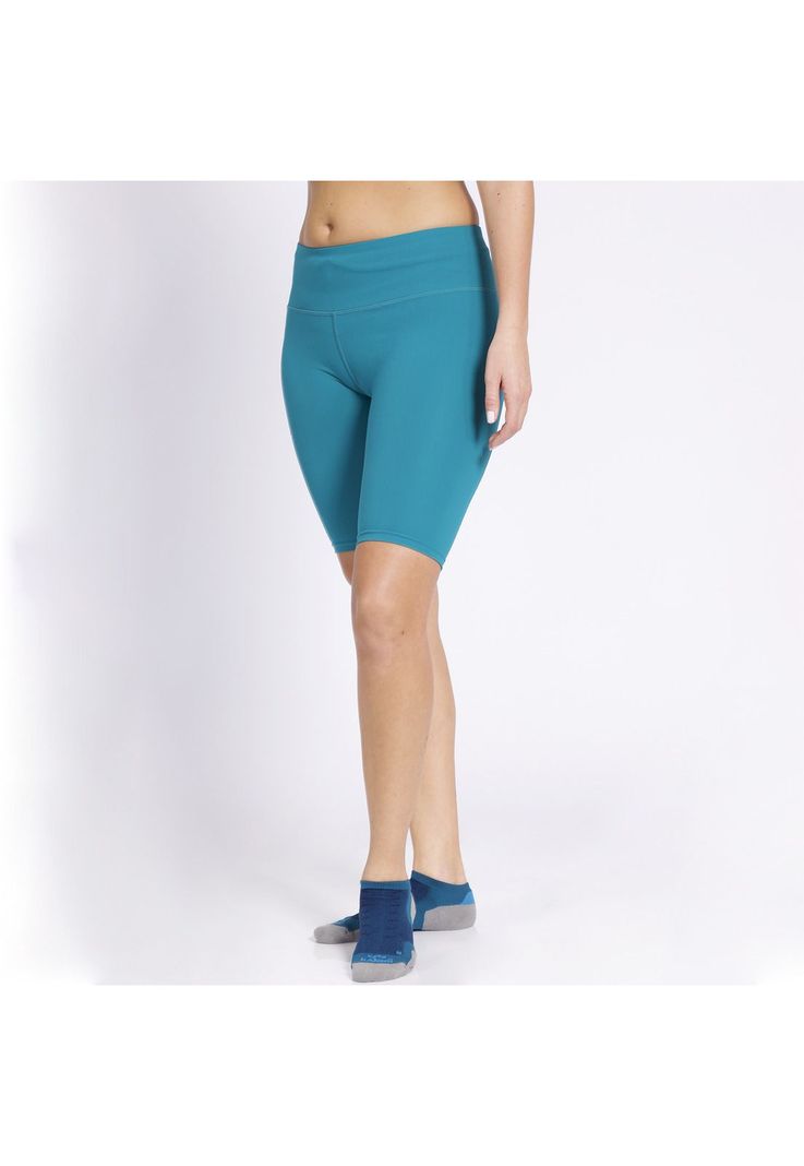 Calza Biker Mujer Turquesa-1