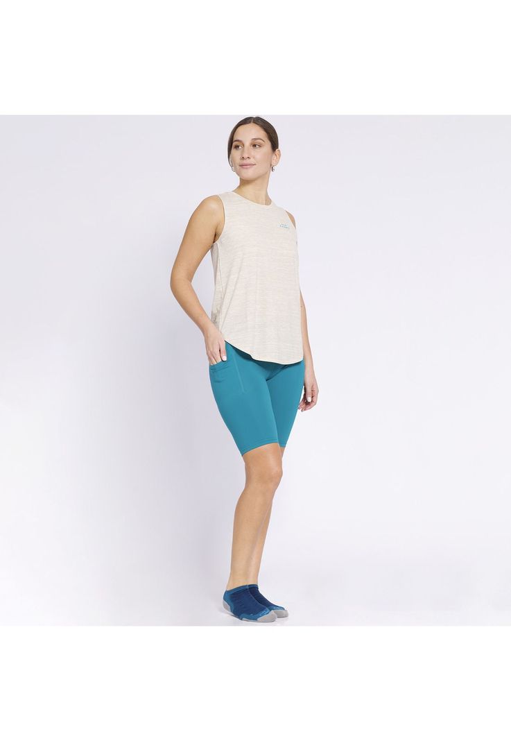 Calza Biker Mujer Turquesa-2