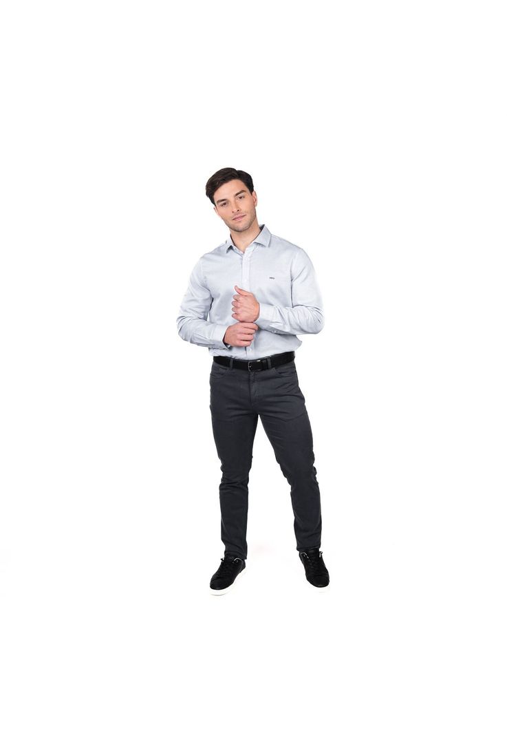 Camisa Williamsburg Jacquard Comfort Fit-3