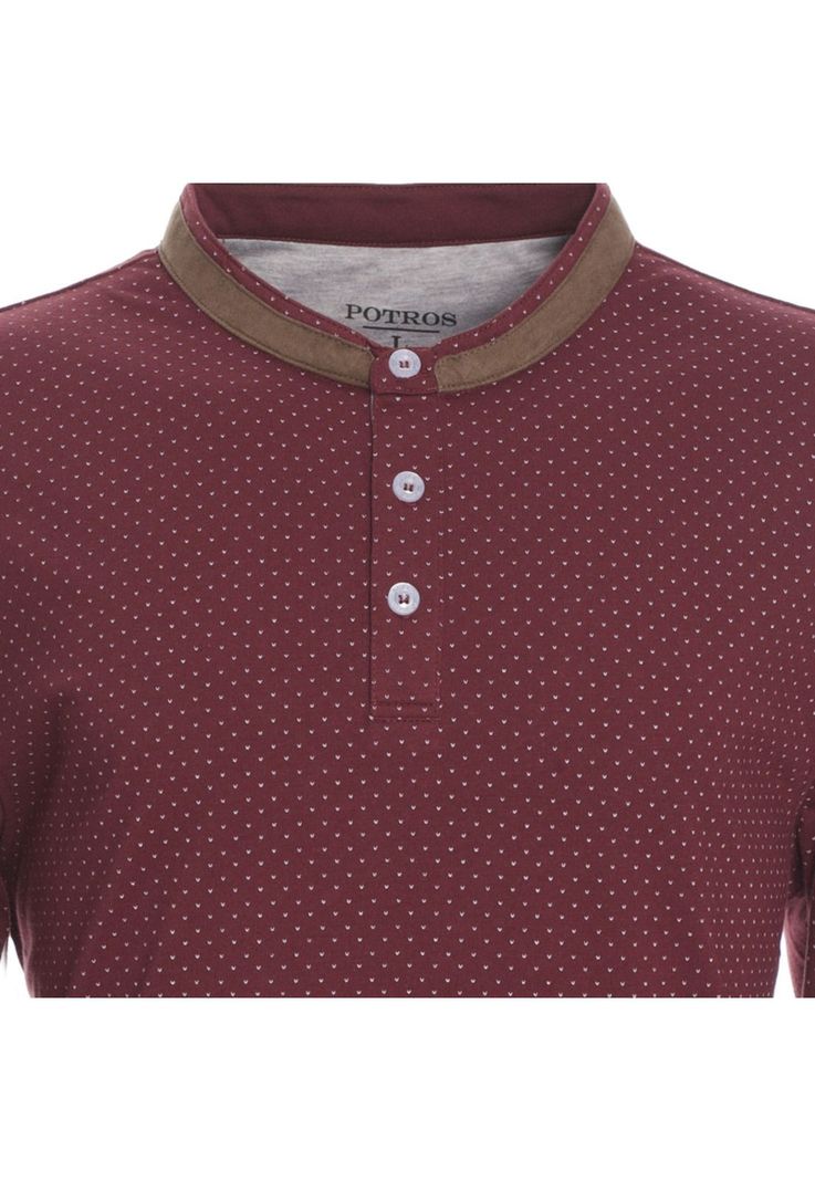 Polera Manga Larga Cuello Mao Estampada-3