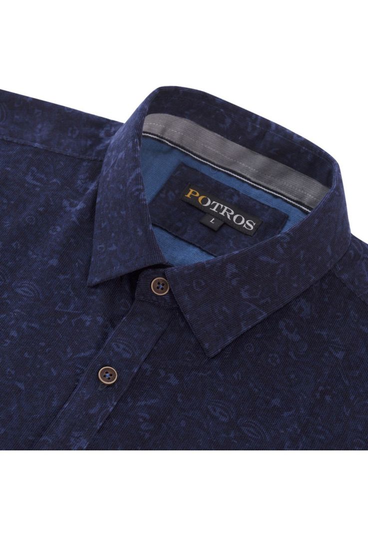 Camisa Cotelé Estampada-3