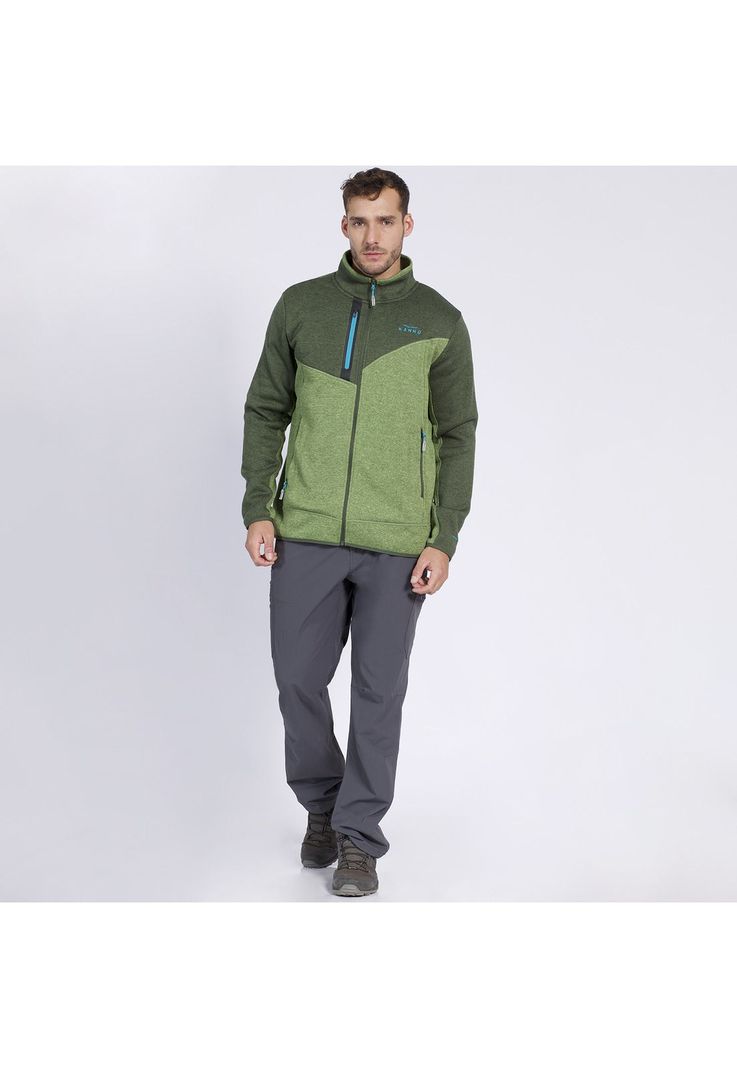 Polar Warm Nature Knitted Hombre Verde oscuro-1
