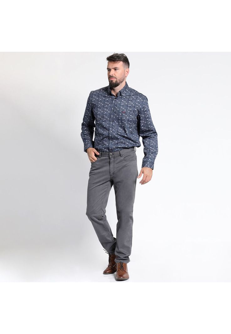 PANTALON GABARDINA 5 BOLSILLOS GARMENT DYE-1