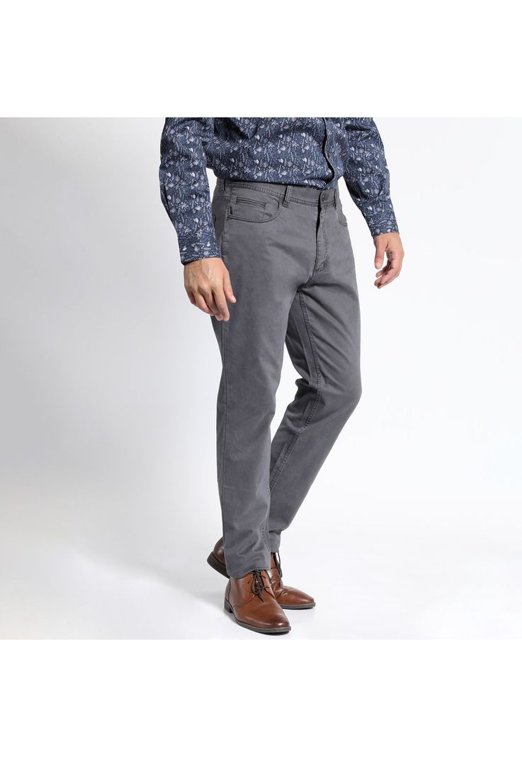PANTALON GABARDINA 5 BOLSILLOS GARMENT DYE-2