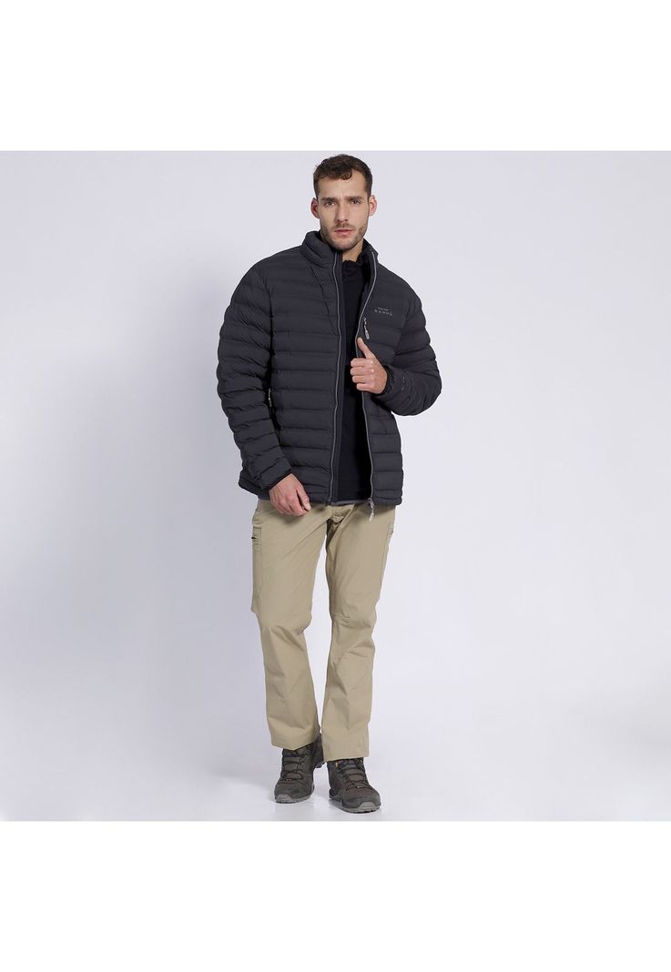 Parka Insulada Grey Hombre Negro-2