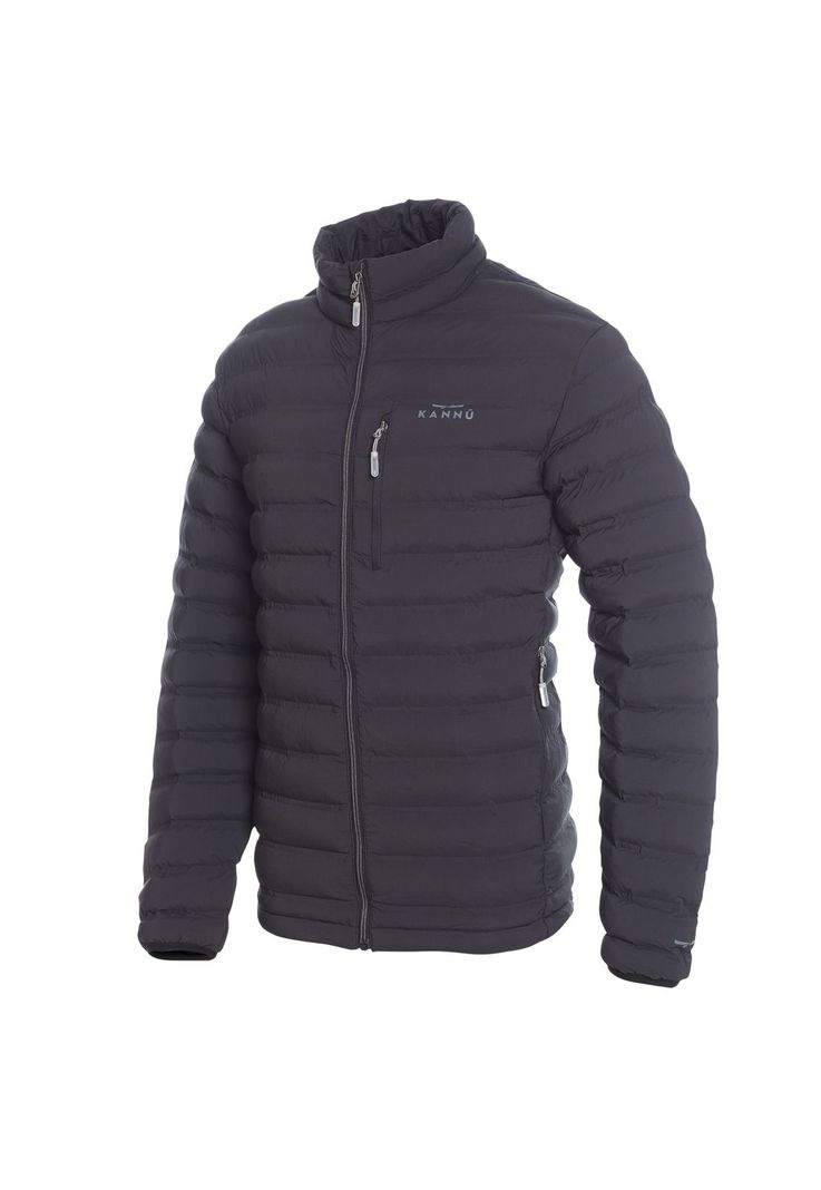 Parka Insulada Grey Hombre Negro-3