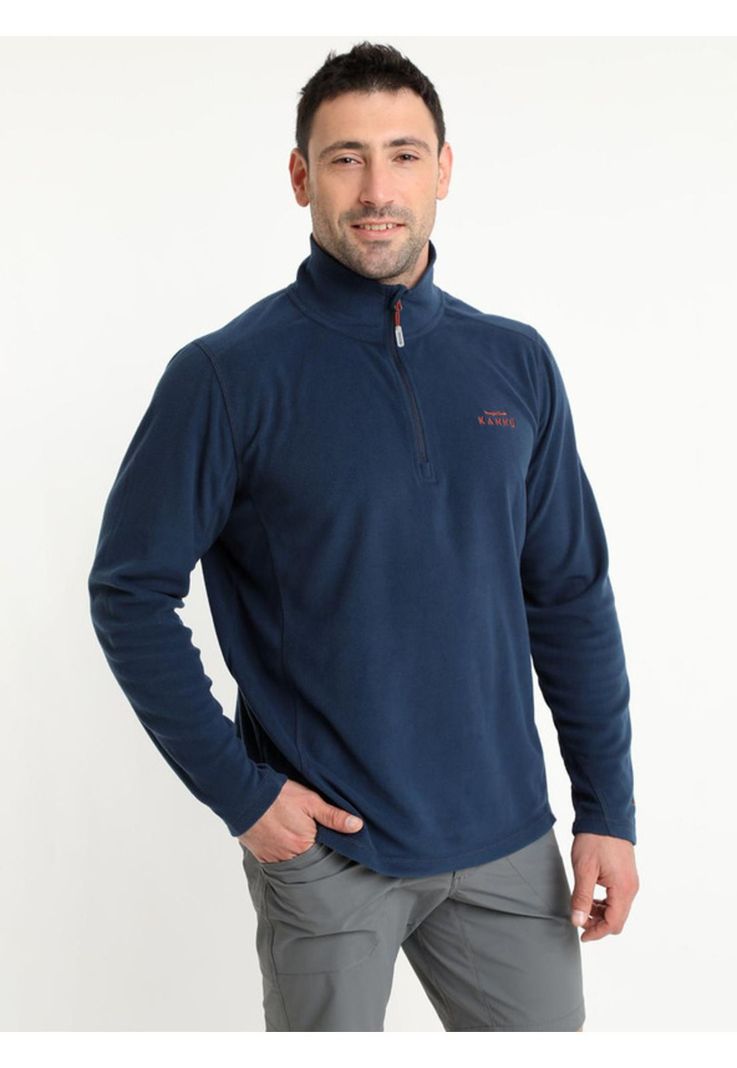 Polar Valle De La Luna Half Zipper Hombre Azul marino-2