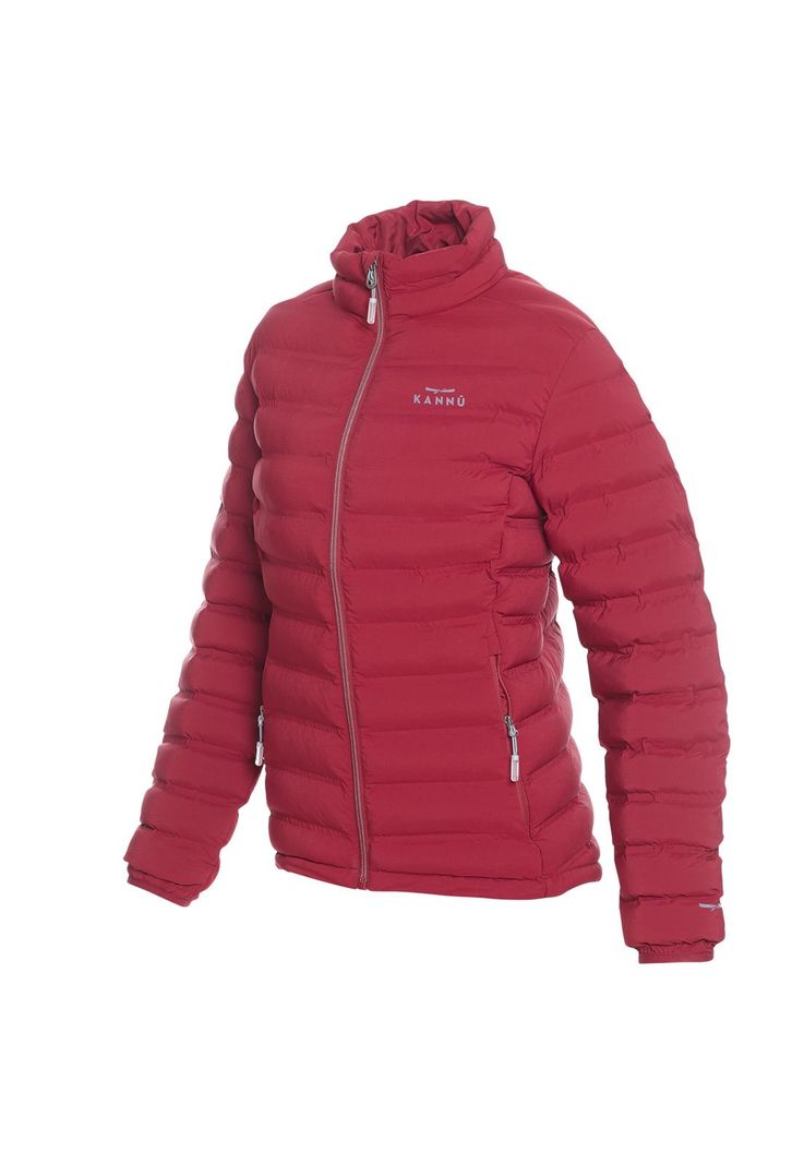 Parka Insulada Grey Mujer Burdeo-3