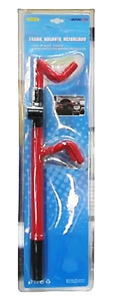 Traba Volante Antirrobo Reforzado Auto + 2 Llaves-5