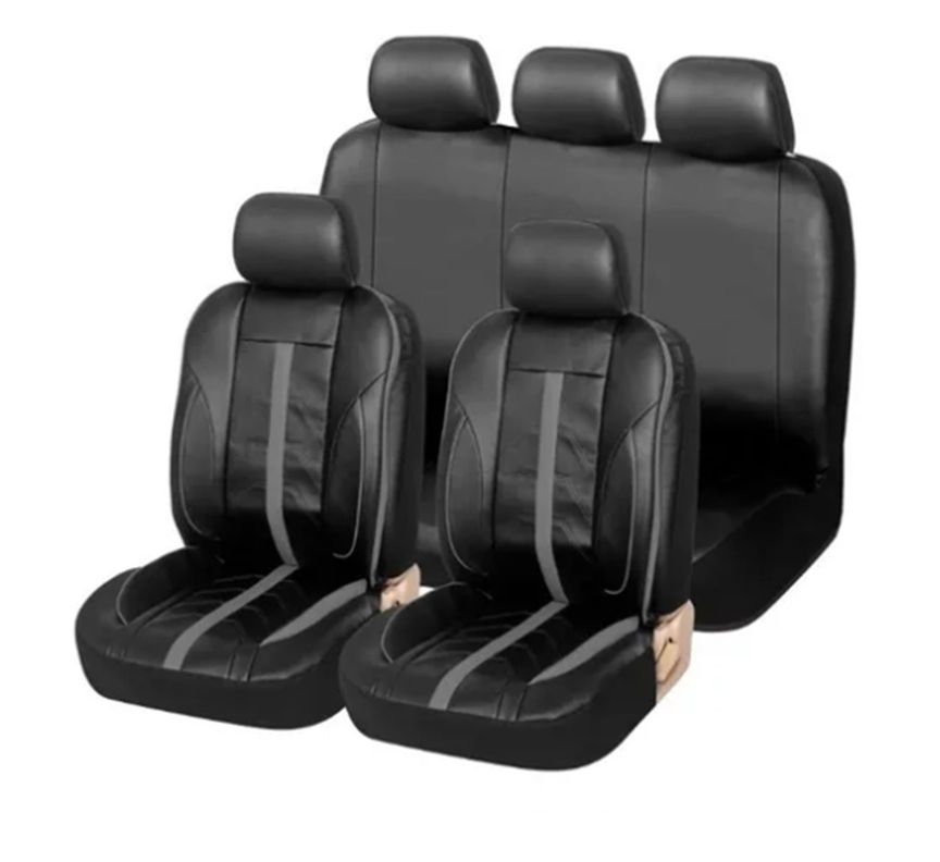 Funda Cubre Asiento Sport 11 Pzs Negro/Gris-0