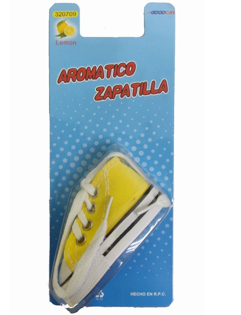 AROMATIZANTE DISEÑO ZAPATILLA PARA AUTOS LIMÓN-2