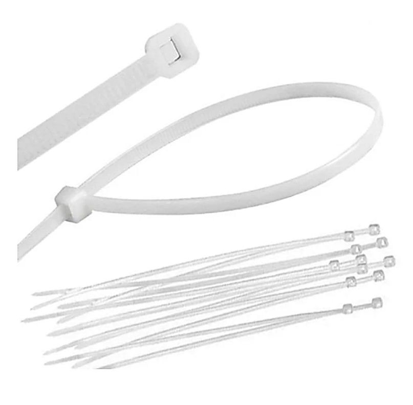 Pack 100 Amarras Plásticas 5,0mm x 307 Mm Nylon Multiuso -1