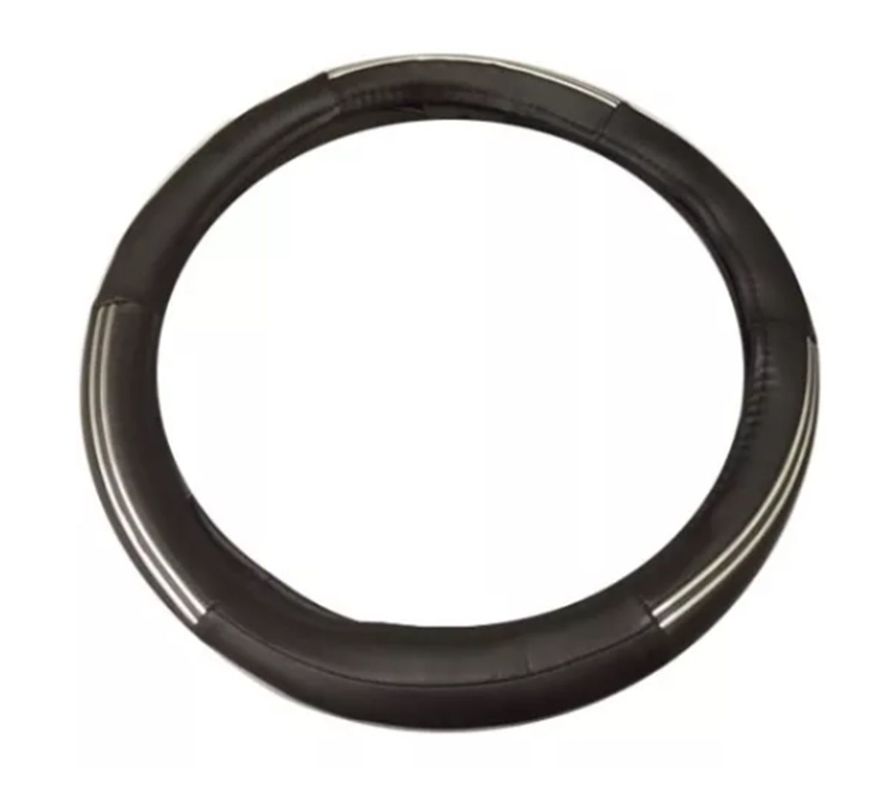 Cubre Volante Ergonómico Negro/Plata-0